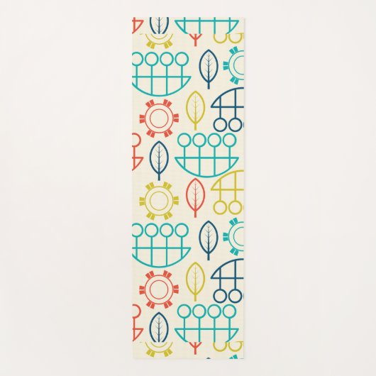  stijlpastel yogamat (Voorkant)