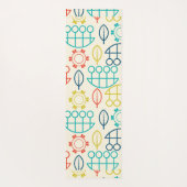  stijlpastel yogamat (Achterkant)