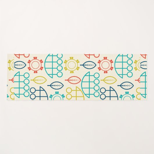  stijlpastel yogamat (Voorkant (horizontaal))