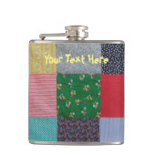  stijlpatchwork-constructieontwerp kleurrijk heupfles (Voorkant)