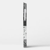 stijlpatchwork ontwerp zwart wit Case-Mate iPhone case (Achterkant / Links)