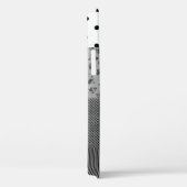 stijlpatchwork ontwerp zwart wit Case-Mate iPhone case (Achterkant / Rechts)