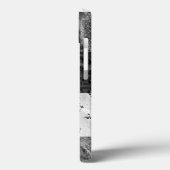 stijlpatchwork ontwerp zwart wit Case-Mate iPhone case (Achterkant / Links)