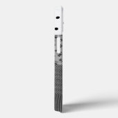 stijlpatchwork ontwerp zwart wit Case-Mate iPhone case (Achterkant / Rechts)