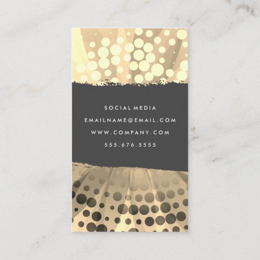 Stijlpatroon geborsteld textiel visitekaartje (Achterkant)