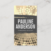 Stijlpatroon geborsteld textiel visitekaartje (Voorkant)