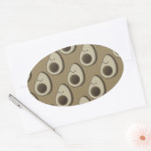  stijlpatroon ovale sticker (Envelop)