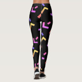 Stijlpatroon van 80 s op leggins leggings (Achterkant)