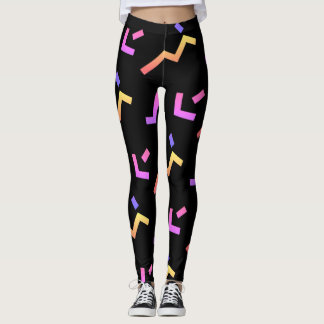 Stijlpatroon van 80 s op leggins leggings