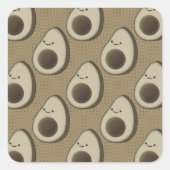  stijlpatroon vierkante sticker (Voorkant)