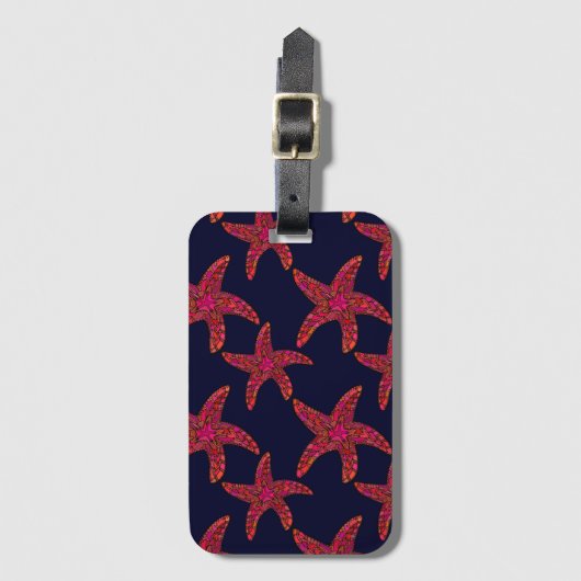 Stijlpatroon voor Starfish Bagagelabel (Voorkant (verticaal))