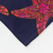 Stijlpatroon voor Starfish Fleece Deken (Hoek)