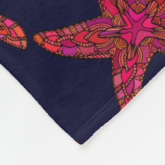 Stijlpatroon voor Starfish Fleece Deken (Hoek)