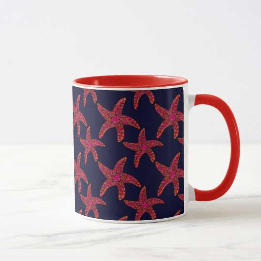 Stijlpatroon voor Starfish Mok (Rechts)