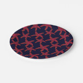 Stijlpatroon voor Starfish Papieren Bordje (Gekanteld)