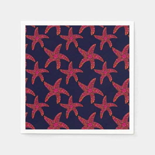 Stijlpatroon voor Starfish Servet (Voorkant)