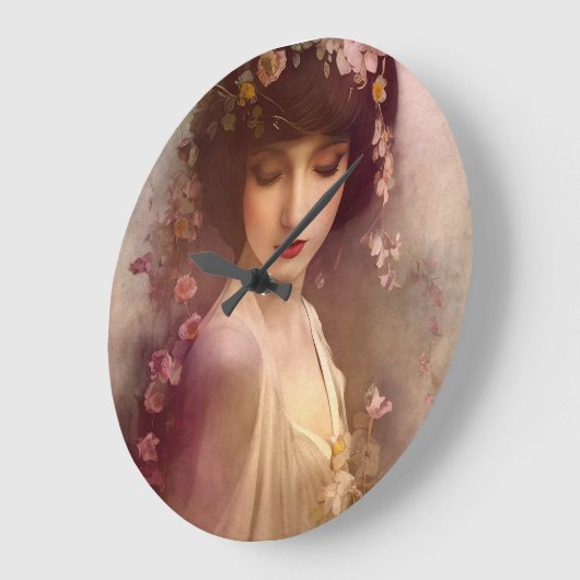  stijlportret van mooie Florale vrouw Grote Klok (Hoek)
