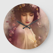  stijlportret van mooie Florale vrouw Grote Klok (Voorkant)