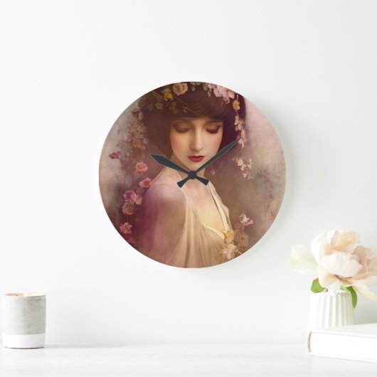  stijlportret van mooie Florale vrouw Grote Klok (Huis)