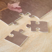  stijlportret van mooie Florale vrouw Legpuzzel (Zijkant)