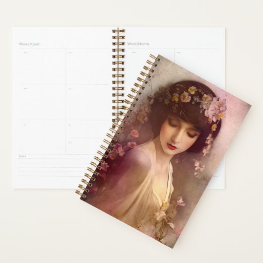 stijlportret van mooie Florale vrouw Planner (Display)