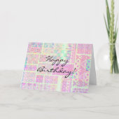  stijlquilt Block Generic Birthday Kaart (Voorkant)