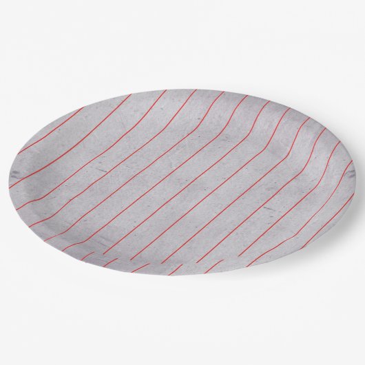 stijlregelpatroon papieren bordje (Gekanteld)