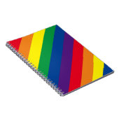 Stijlregenboogstrips van 80 spiraalvormig Notitieb Notitieboek (Rechterzijde)