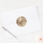 stijlrooster foto ronde sticker (Envelop)