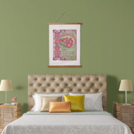  Stijlroze Bloem Magisch Hangend Wandkleed