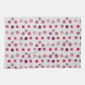  Stijlroze bloemen keukenhanddoek (Horizontaal)
