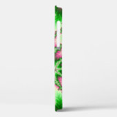 Stijlroze en groene fractaal Case-Mate iPhone case (Achterkant / Links)
