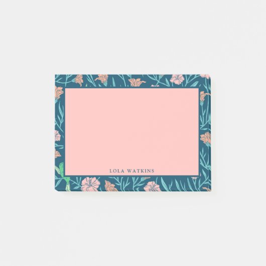 Stijlroze Floral Pattern Post-it® Notes (Voorkant)