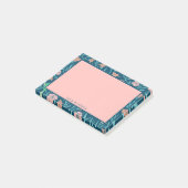 Stijlroze Floral Pattern Post-it® Notes (Schuin)