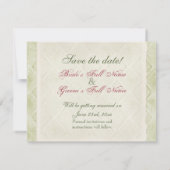 Stijlroze hydrangea - sparen de Kaart van de Datu (Achterkant)