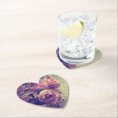 Stijlroze rozen Kartonnen Onderzetters (Insitu)