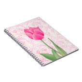  Stijlroze Tulp Journal-Notitieboek Notitieboek (Rechterzijde)