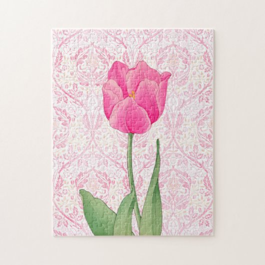  Stijlroze Tulp Puzzle Legpuzzel (Verticaal)