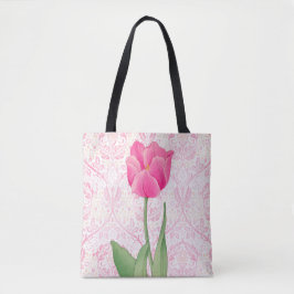  Stijlroze Tulp-ventilatorCanvas tas