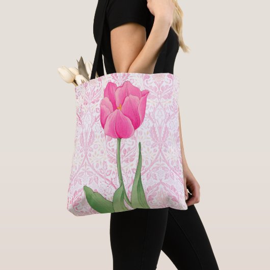 Stijlroze Tulp-ventilatorCanvas tas (Dichtbij)
