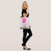 Stijlroze Tulp-ventilatorCanvas tas (Op model)