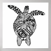 Stijlschildpad 2 poster (Voorkant)