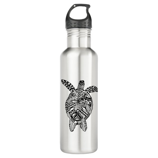 Stijlschildpad Waterfles (Voorkant)