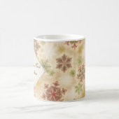 stijlsneeuwvlokken met tekst koffiemok (Center)