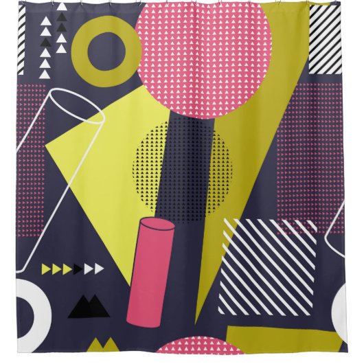 Stijltextuur, patroonontwerp, abstract, douchegordijn (Voorkant)