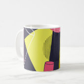 Stijltextuur, patroonontwerp, abstract, koffiemok (Voorkant links)