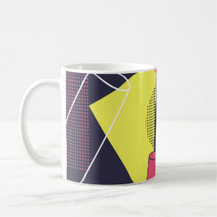 Stijltextuur, patroonontwerp, abstract, koffiemok