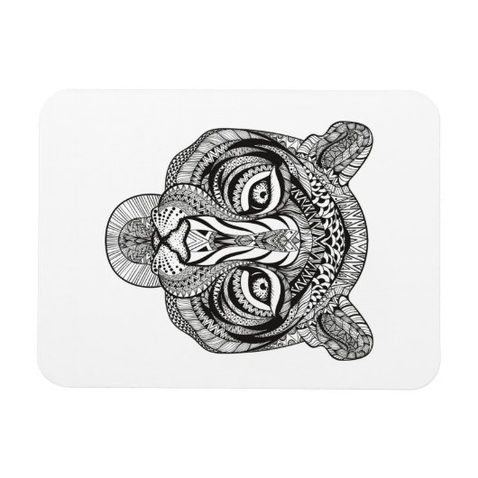 Stijltijger Magneet (Horizontaal)