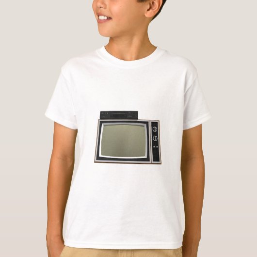 Stijltv en videorecorder van 80-inch: 3D-model T-shirt (Voorkant)