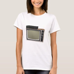 Stijltv en videorecorder van 80-inch: 3D-model T-shirt